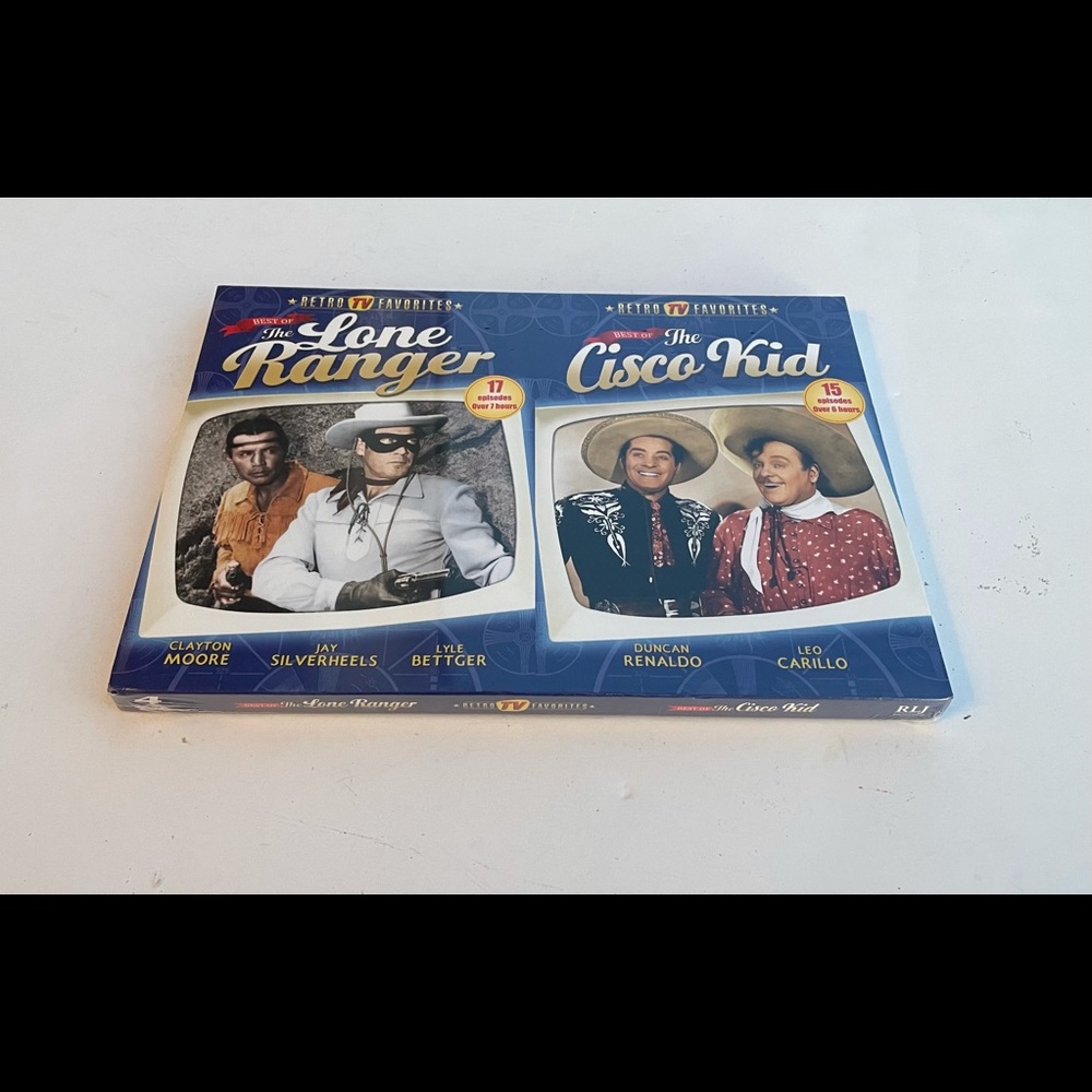 The Lone Ranger & The Cisco Kid DVDs -New‎